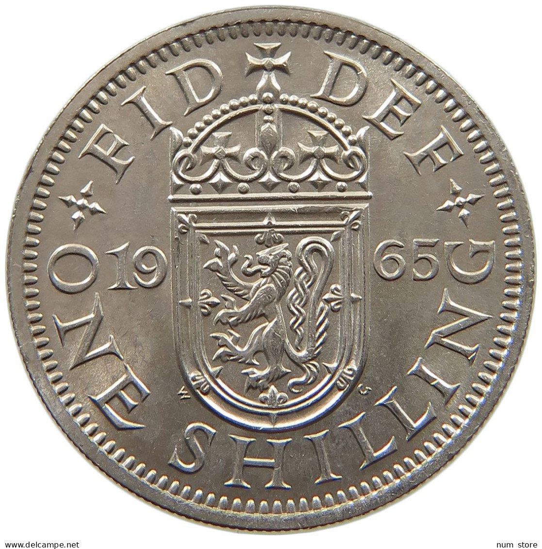 GREAT BRITAIN SHILLING 1965 Elisabeth II. (1952-) #s064 0533 - I. 1 Shilling