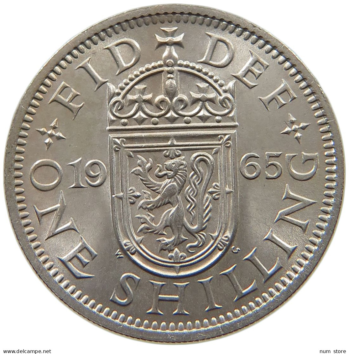 GREAT BRITAIN SHILLING 1965 Elisabeth II. (1952-) #s064 0517 - I. 1 Shilling