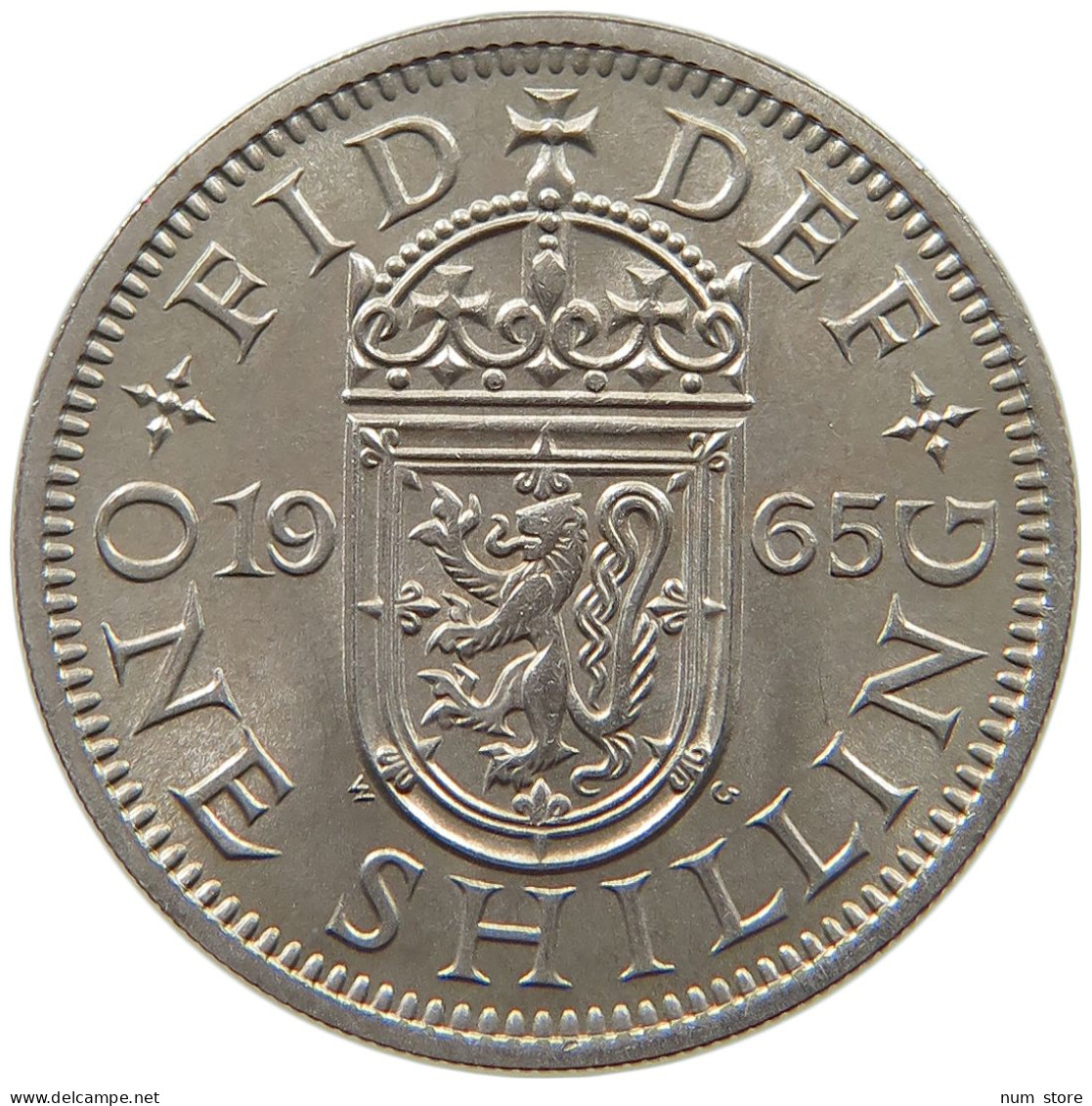 GREAT BRITAIN SHILLING 1965 Elisabeth II. (1952-) #s064 0523 - I. 1 Shilling