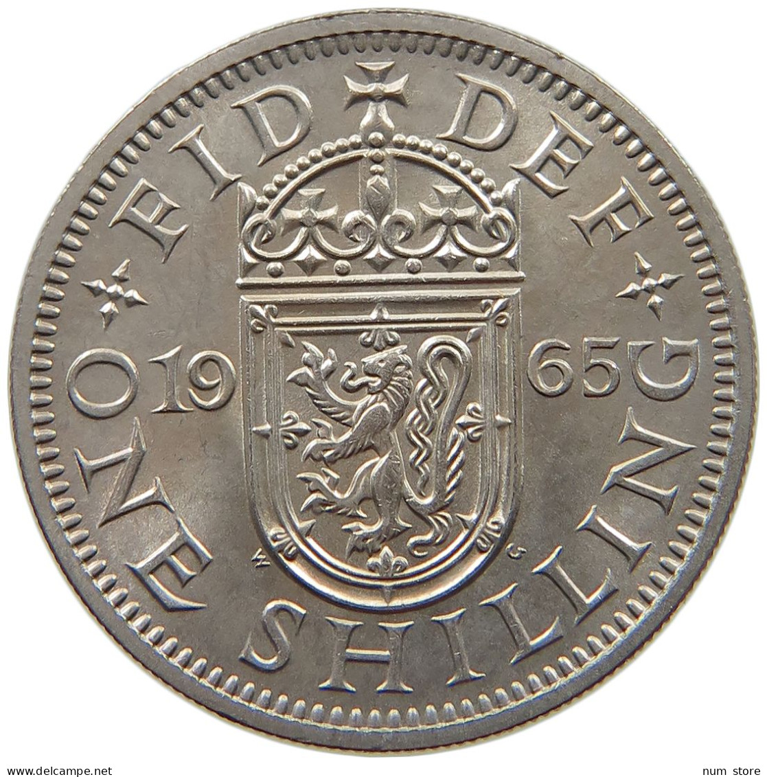 GREAT BRITAIN SHILLING 1965 Elisabeth II. (1952-) #s064 0521 - I. 1 Shilling