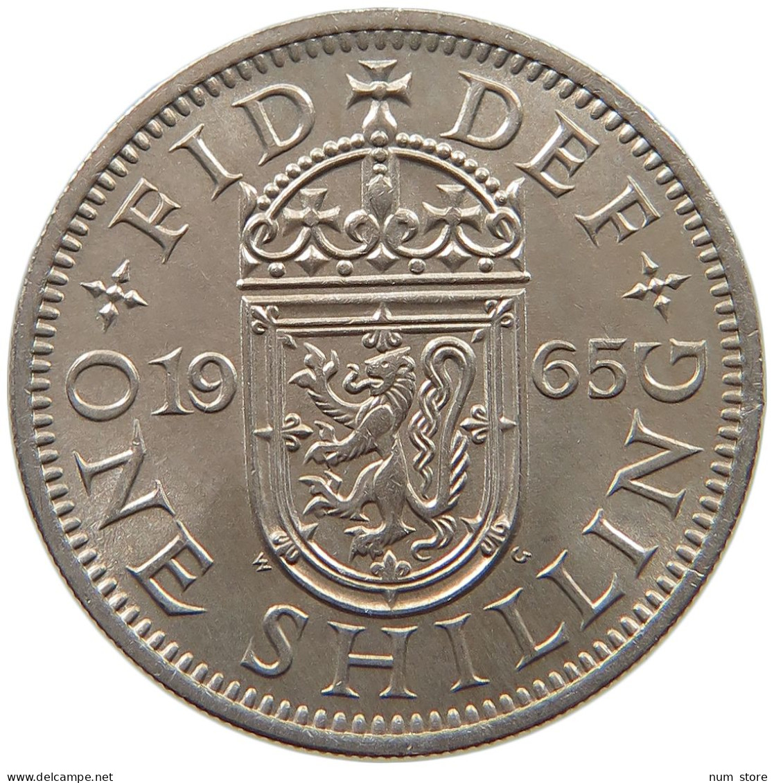 GREAT BRITAIN SHILLING 1965 Elisabeth II. (1952-) #s064 0507 - I. 1 Shilling