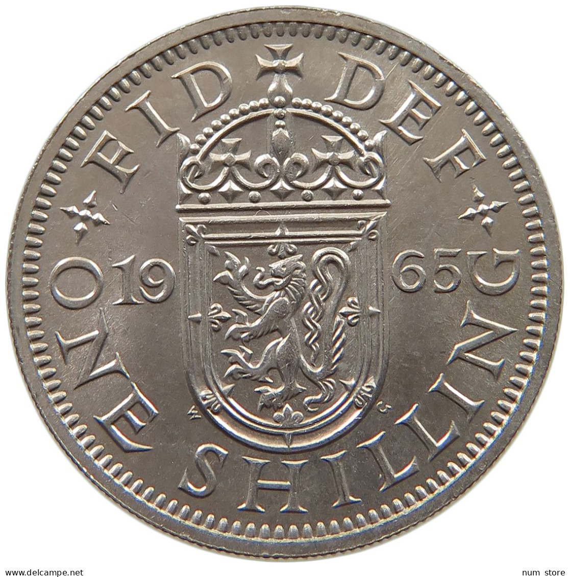 GREAT BRITAIN SHILLING 1965 Elisabeth II. (1952-) #s064 0503 - I. 1 Shilling