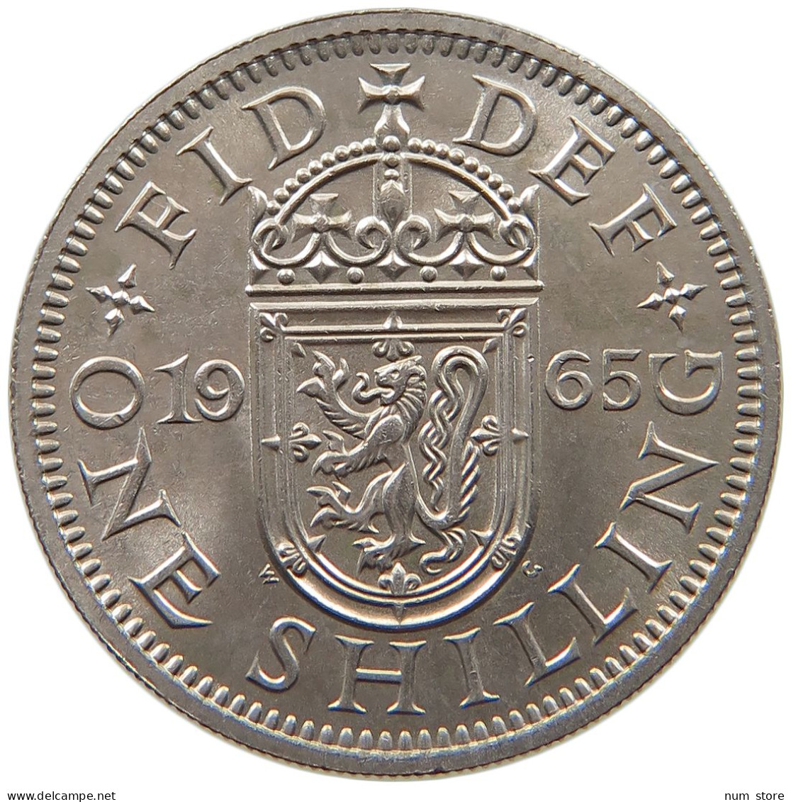 GREAT BRITAIN SHILLING 1965 Elisabeth II. (1952-) #s064 0505 - I. 1 Shilling