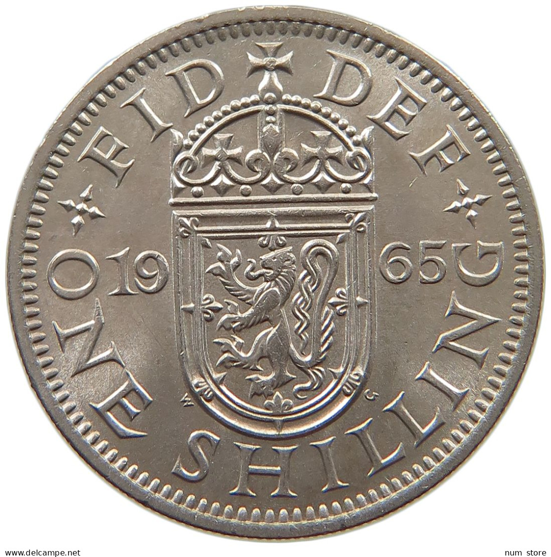 GREAT BRITAIN SHILLING 1965 Elisabeth II. (1952-) #s064 0491 - I. 1 Shilling