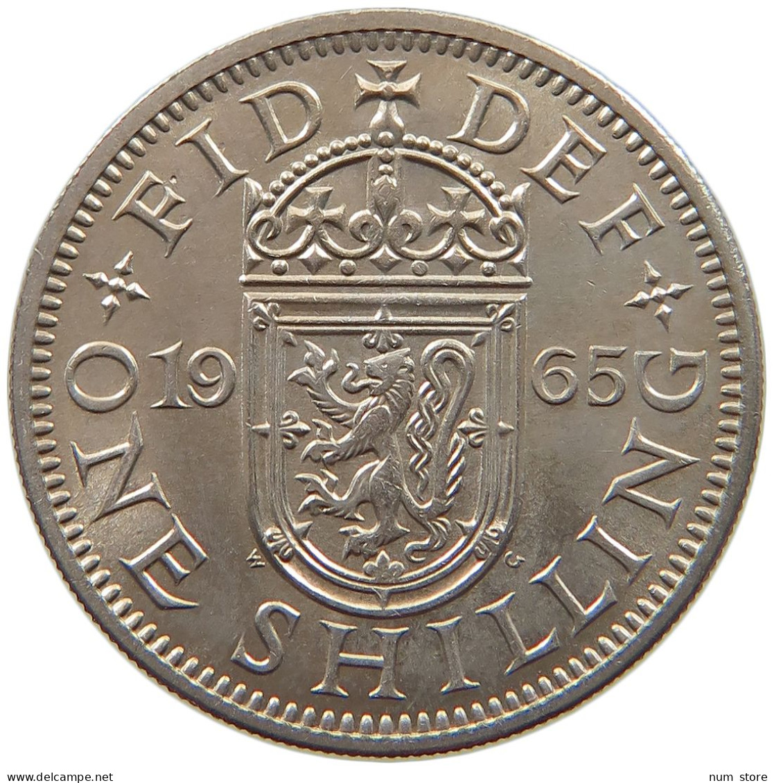 GREAT BRITAIN SHILLING 1965 Elisabeth II. (1952-) #s064 0485 - I. 1 Shilling