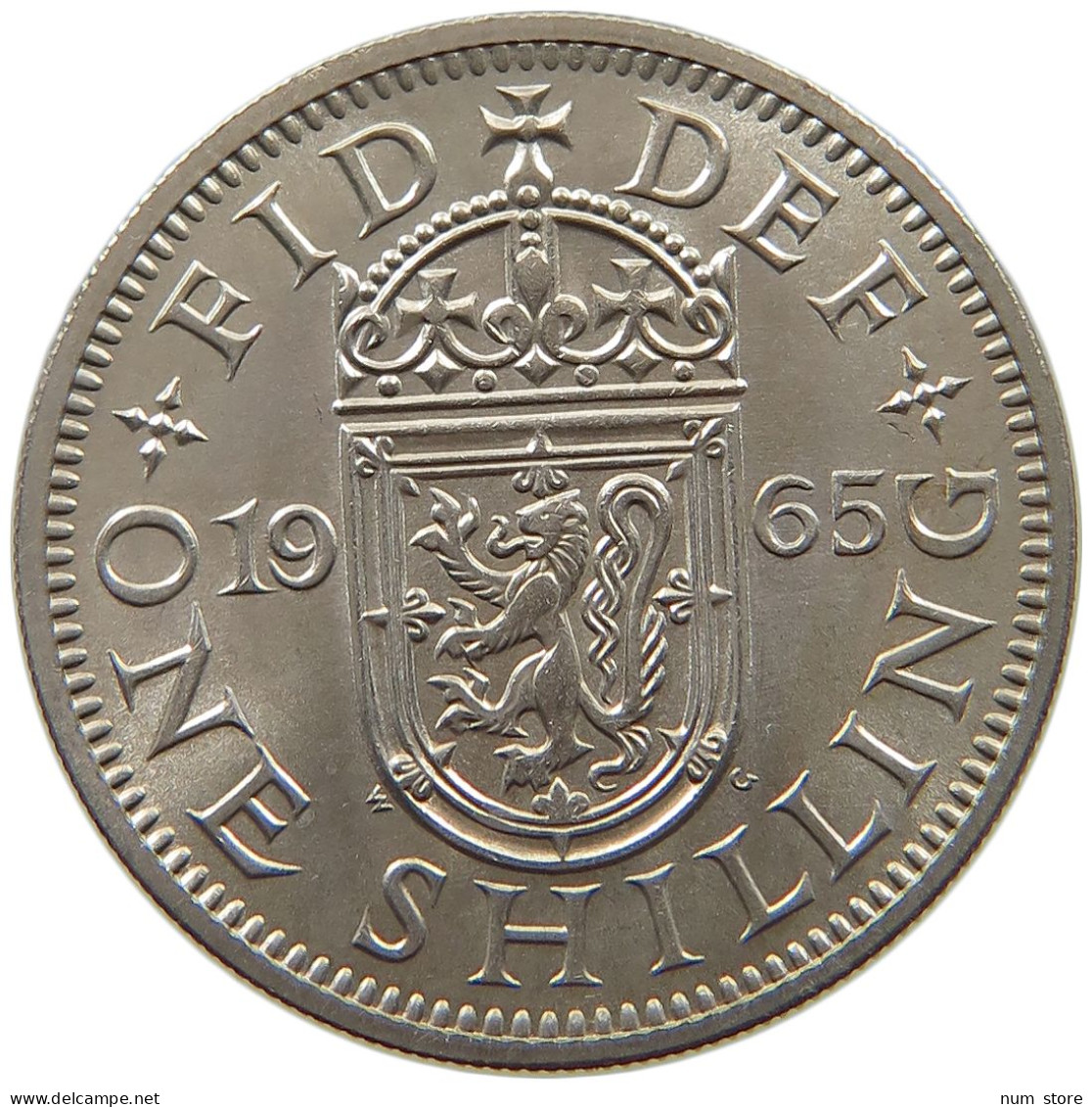 GREAT BRITAIN SHILLING 1965 Elisabeth II. (1952-) #s064 0497 - I. 1 Shilling