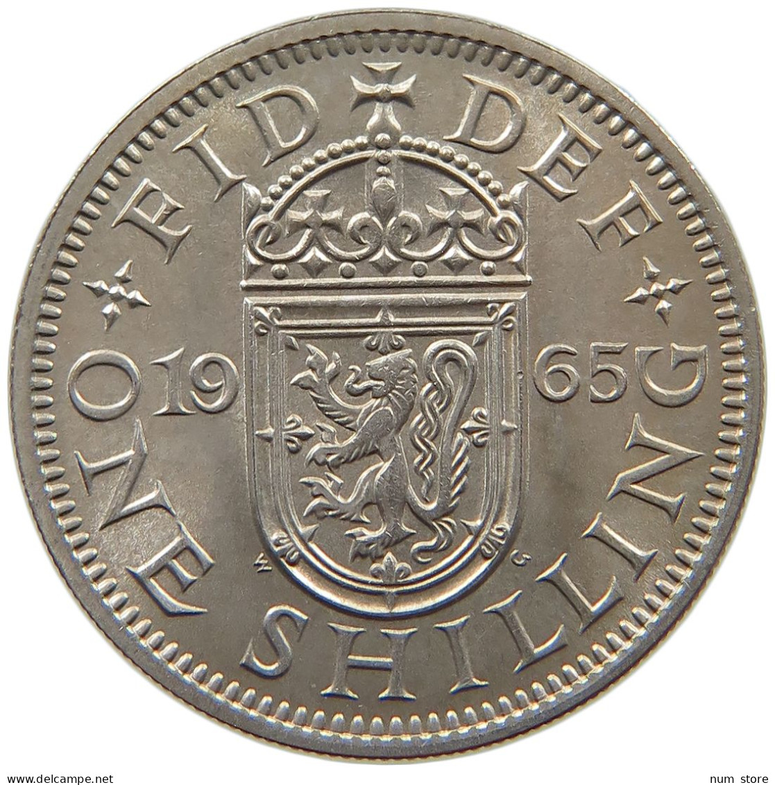 GREAT BRITAIN SHILLING 1965 Elisabeth II. (1952-) #s064 0501 - I. 1 Shilling
