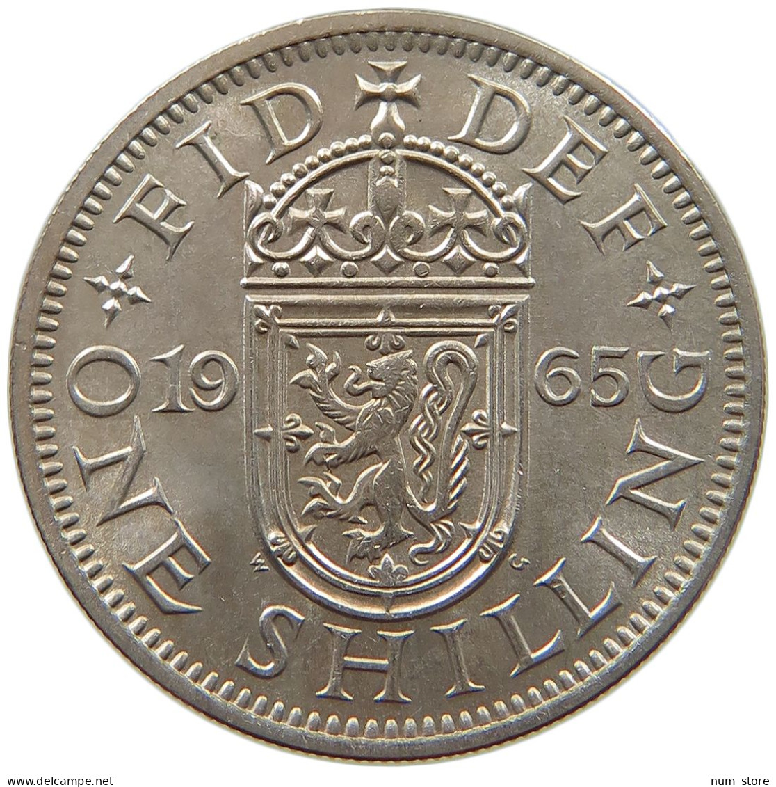 GREAT BRITAIN SHILLING 1965 Elisabeth II. (1952-) #s064 0495 - I. 1 Shilling