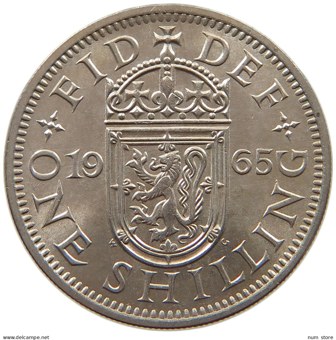 GREAT BRITAIN SHILLING 1965 Elisabeth II. (1952-) #s064 0469 - I. 1 Shilling