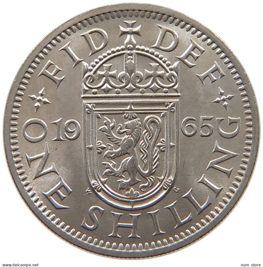 GREAT BRITAIN SHILLING 1965 Elisabeth II. (1952-) #s064 0475 - I. 1 Shilling