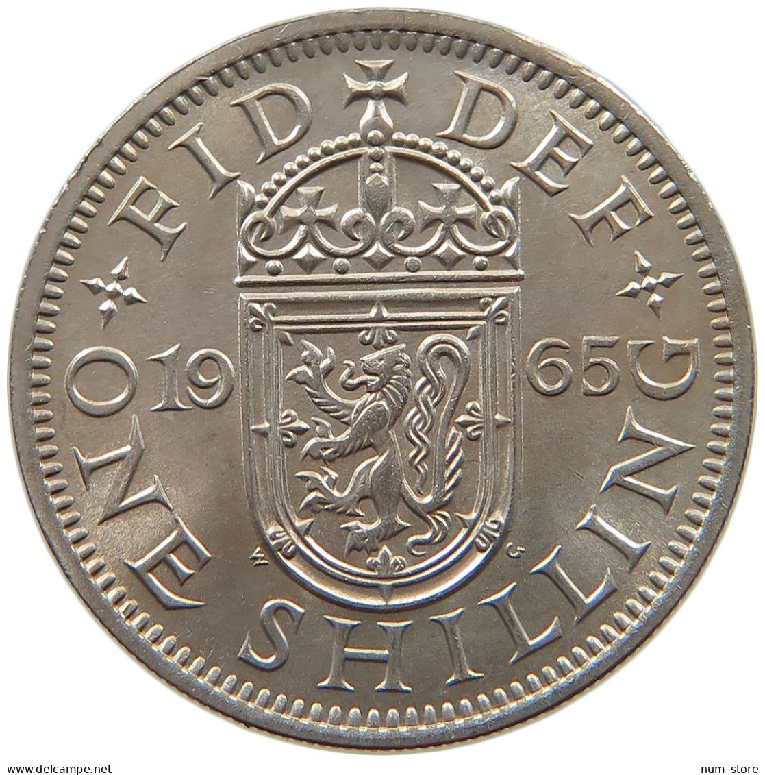 GREAT BRITAIN SHILLING 1965 Elisabeth II. (1952-) #s064 0467 - I. 1 Shilling