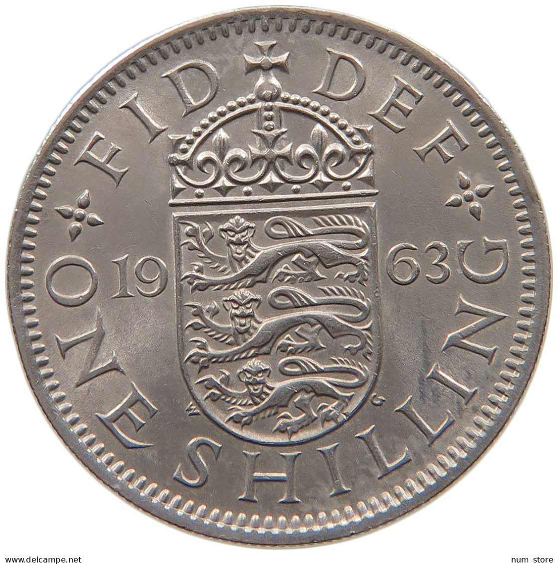 GREAT BRITAIN SHILLING 1963 Elisabeth II. (1952-) #a080 0077 - I. 1 Shilling