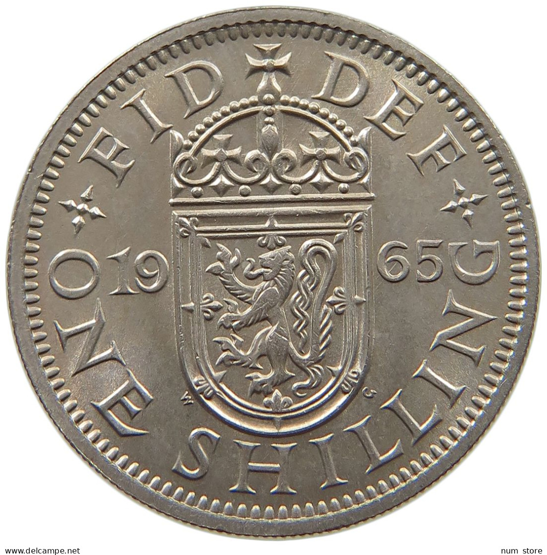 GREAT BRITAIN SHILLING 1965 Elisabeth II. (1952-) #s064 0465 - I. 1 Shilling