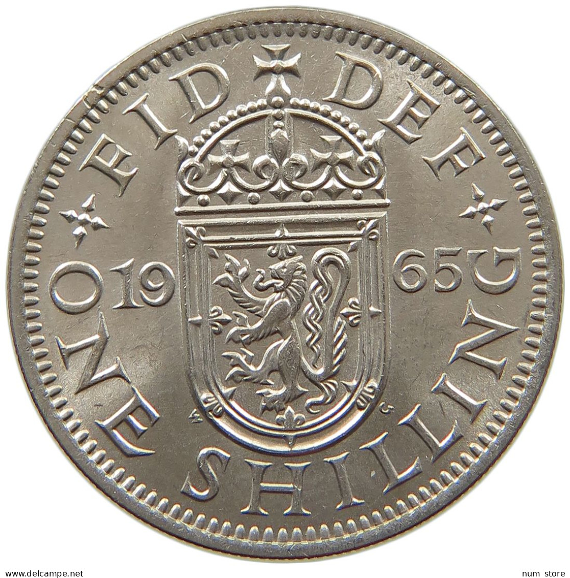 GREAT BRITAIN SHILLING 1965 Elisabeth II. (1952-) #s064 0451 - I. 1 Shilling