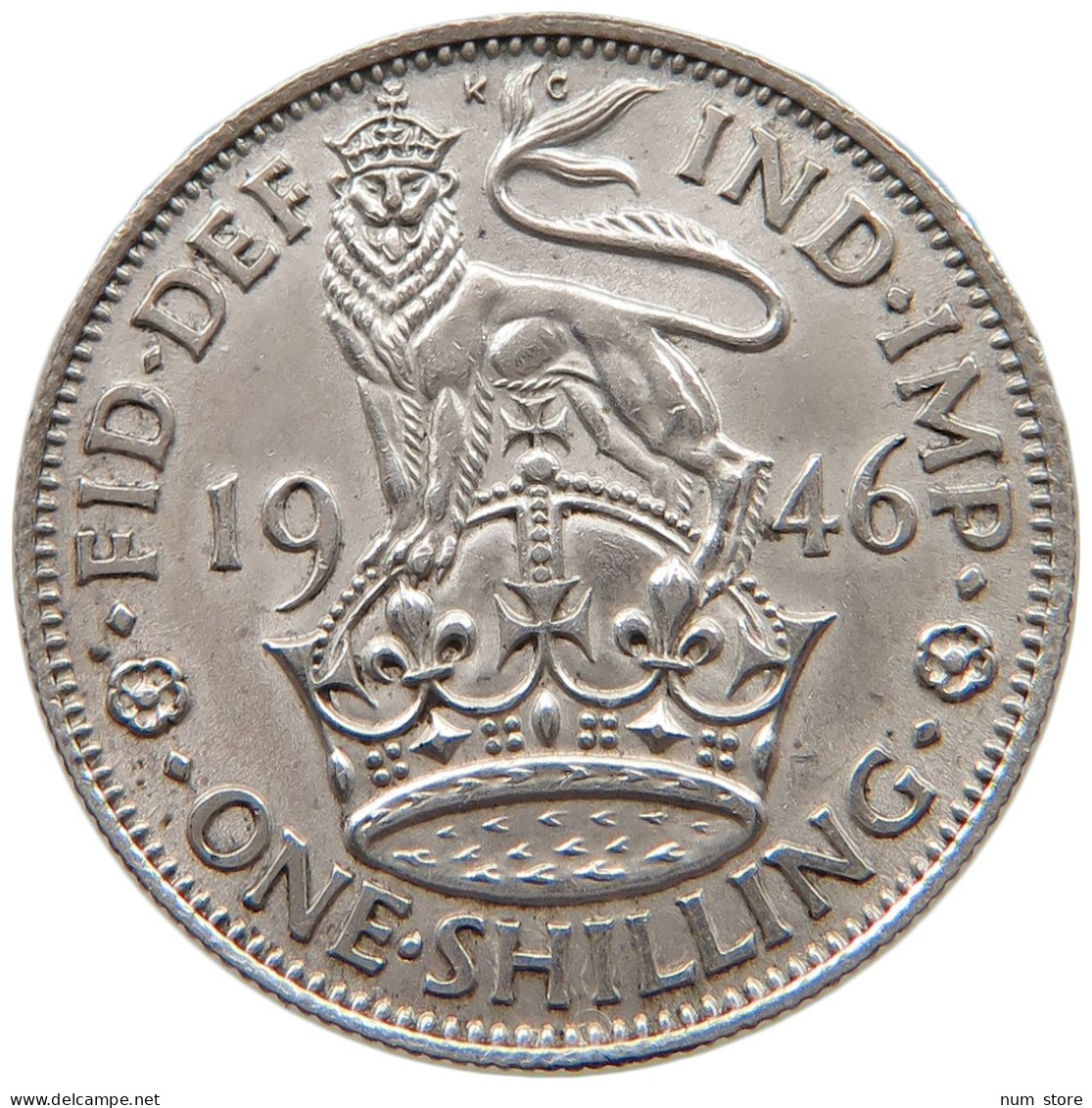 GREAT BRITAIN SHILLING 1946 George VI. (1936-1952) #a057 0385 - I. 1 Shilling
