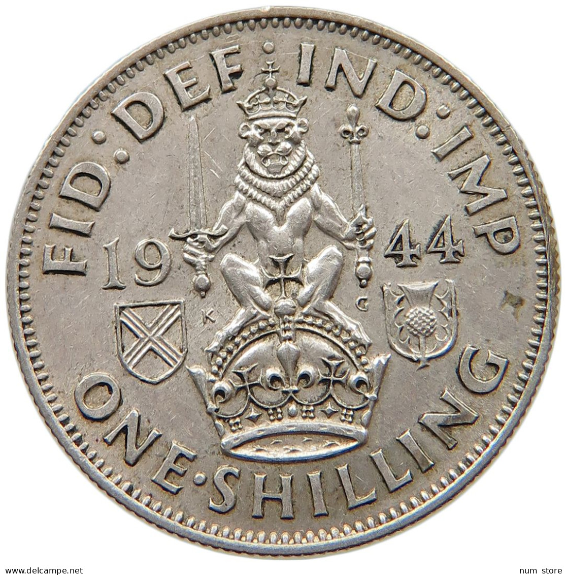 GREAT BRITAIN SHILLING 1944 George VI. (1936-1952) #s035 0215 - I. 1 Shilling