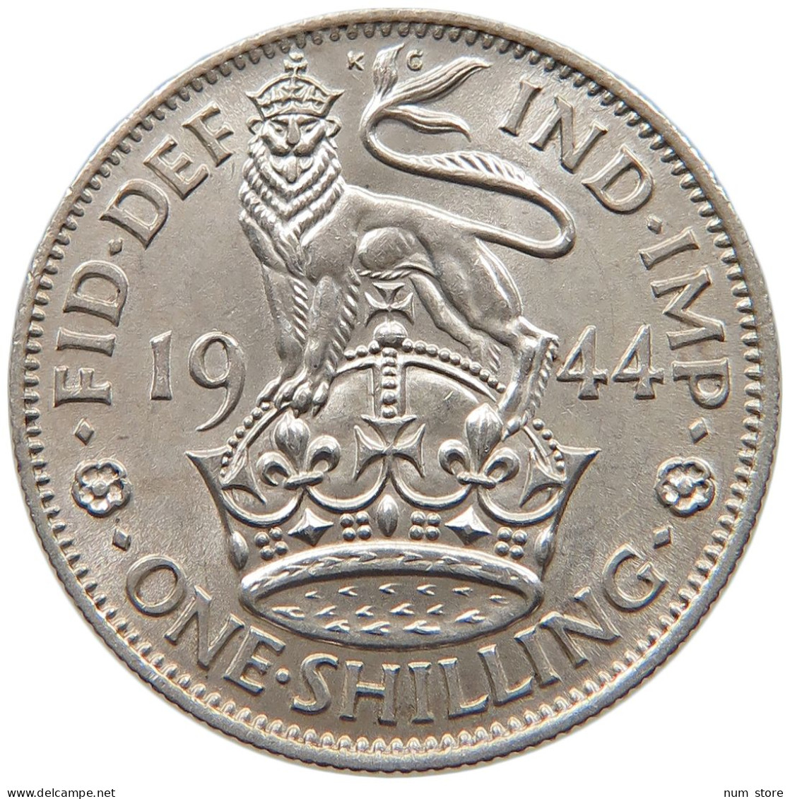 GREAT BRITAIN SHILLING 1944 George VI. (1936-1952) #c022 0389 - I. 1 Shilling