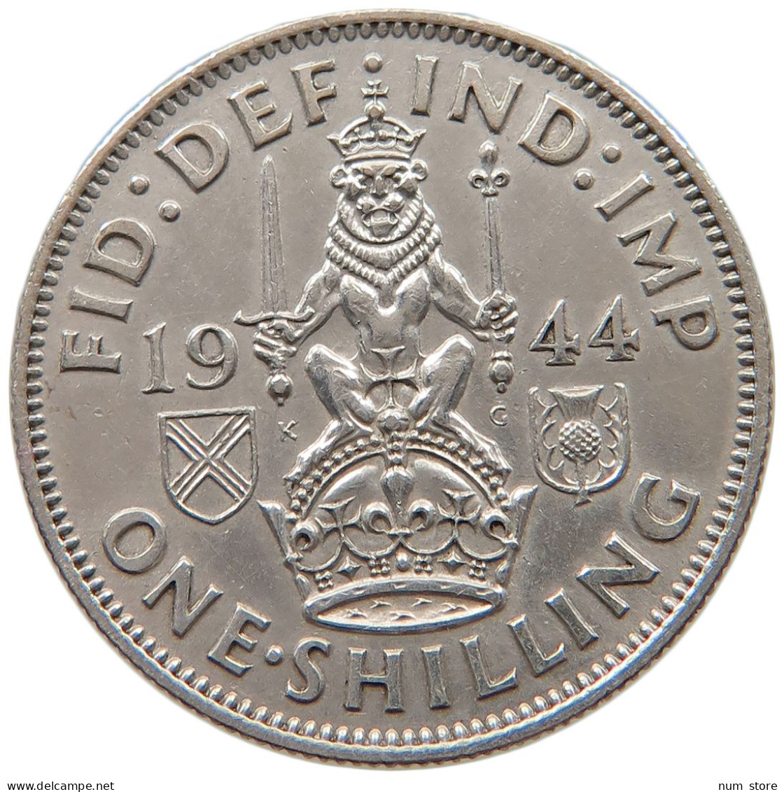 GREAT BRITAIN SHILLING 1944 George VI. (1936-1952) #a052 0243 - I. 1 Shilling