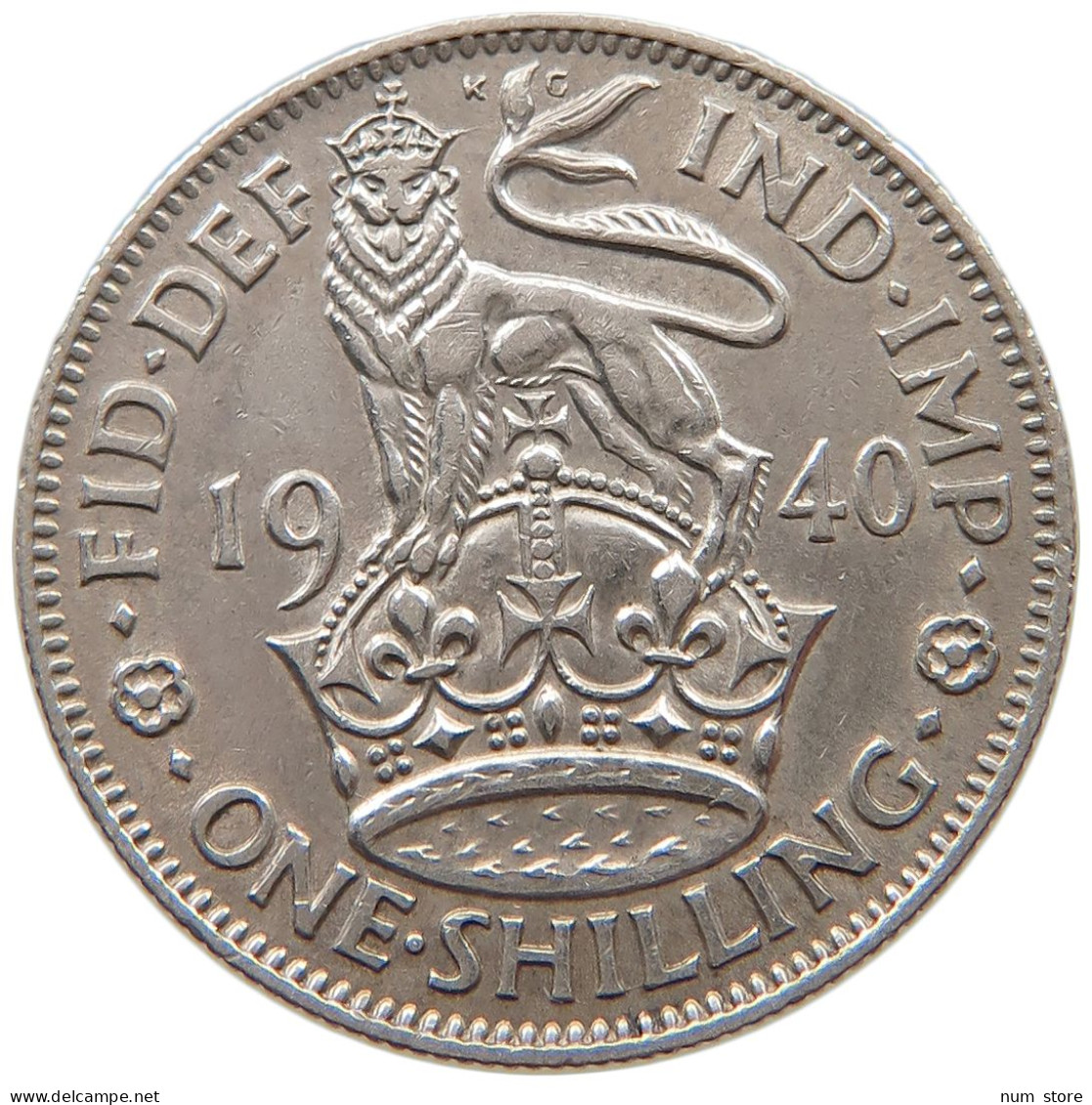 GREAT BRITAIN SHILLING 1940 George VI. (1936-1952) #a057 0389 - I. 1 Shilling