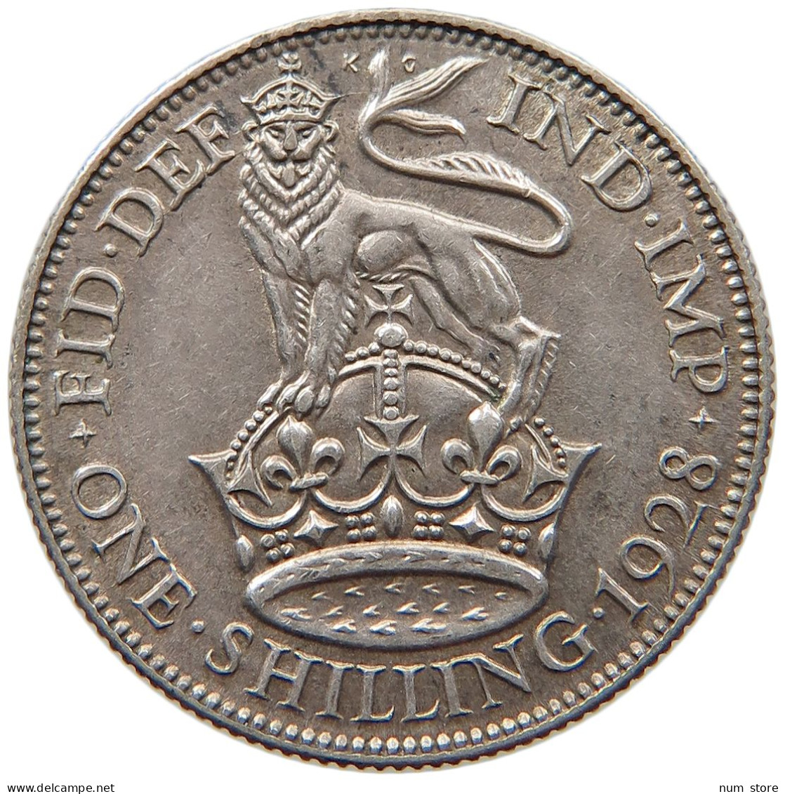 GREAT BRITAIN SHILLING 1928 George V. (1910-1936) #s013 0263 - I. 1 Shilling