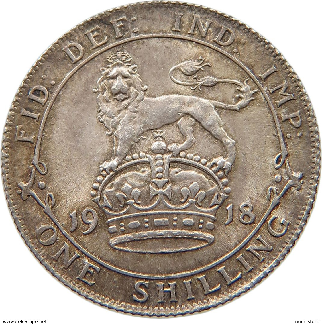 GREAT BRITAIN SHILLING 1918 George V. (1910-1936) #t115 0319 - I. 1 Shilling