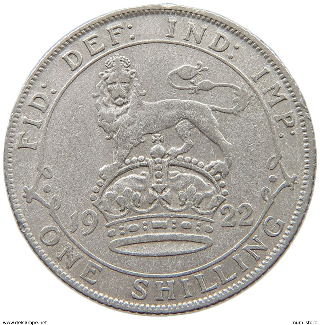 GREAT BRITAIN SHILLING 1922 George V. (1910-1936) #s078 0135 - I. 1 Shilling