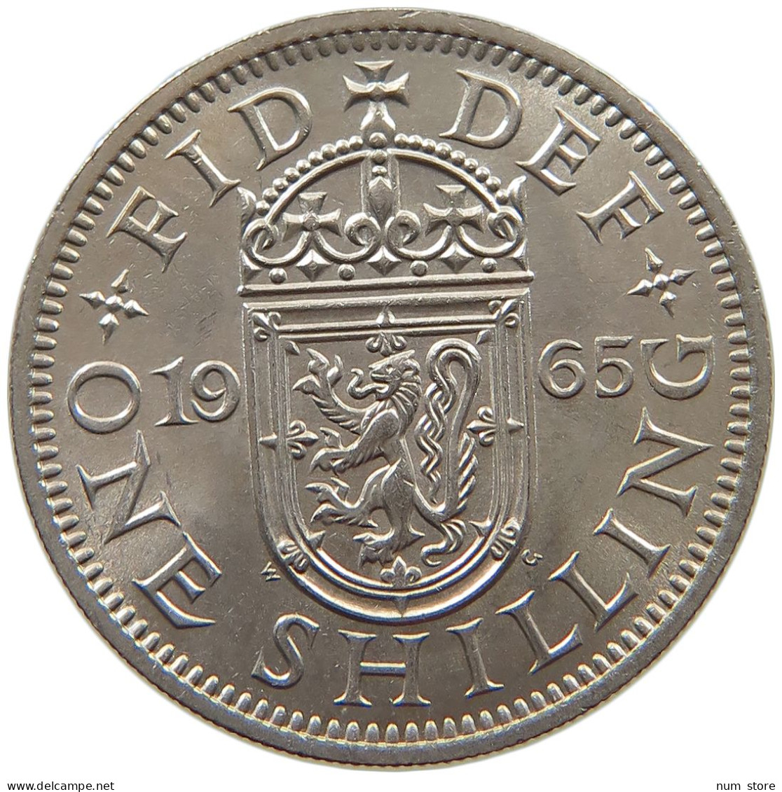GREAT BRITAIN SHILLING 1965 Elisabeth II. (1952-) #s064 0453 - I. 1 Shilling