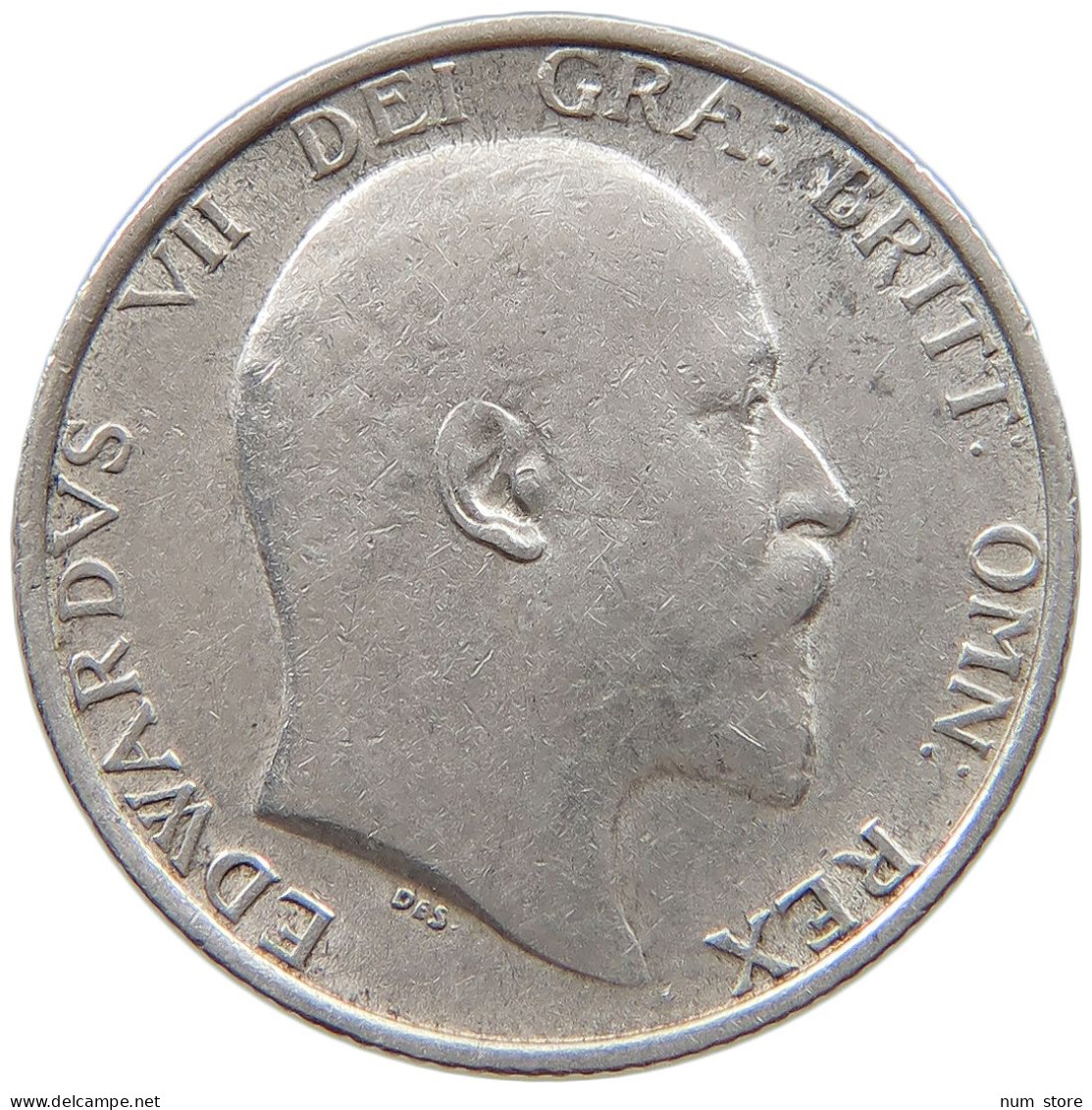 GREAT BRITAIN SHILLING 1907 Edward VII., 1901 - 1910 #s078 0133 - I. 1 Shilling