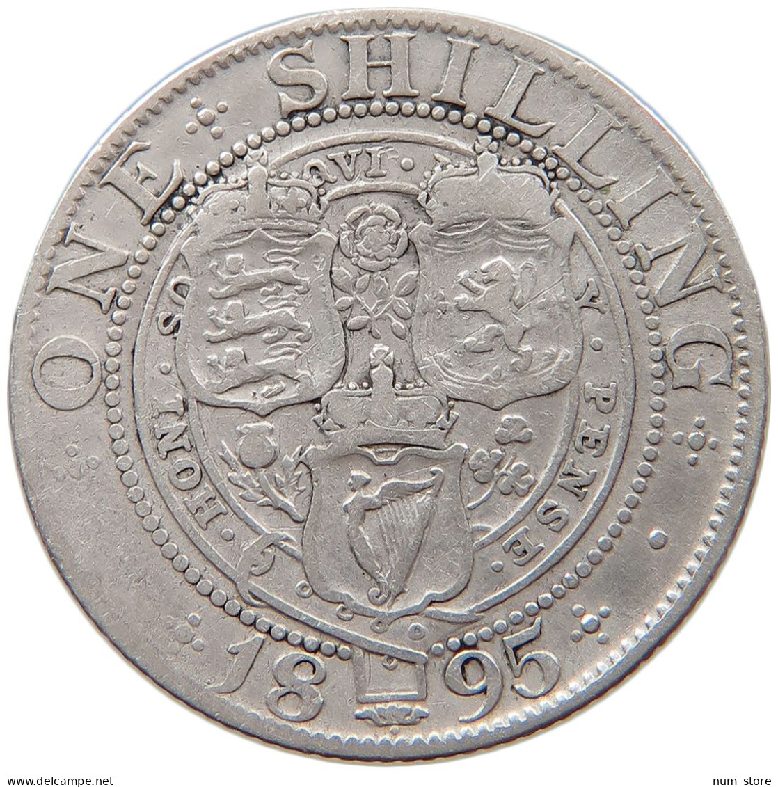 GREAT BRITAIN SHILLING 1898 Victoria 1837-1901 #c070 0361 - I. 1 Shilling