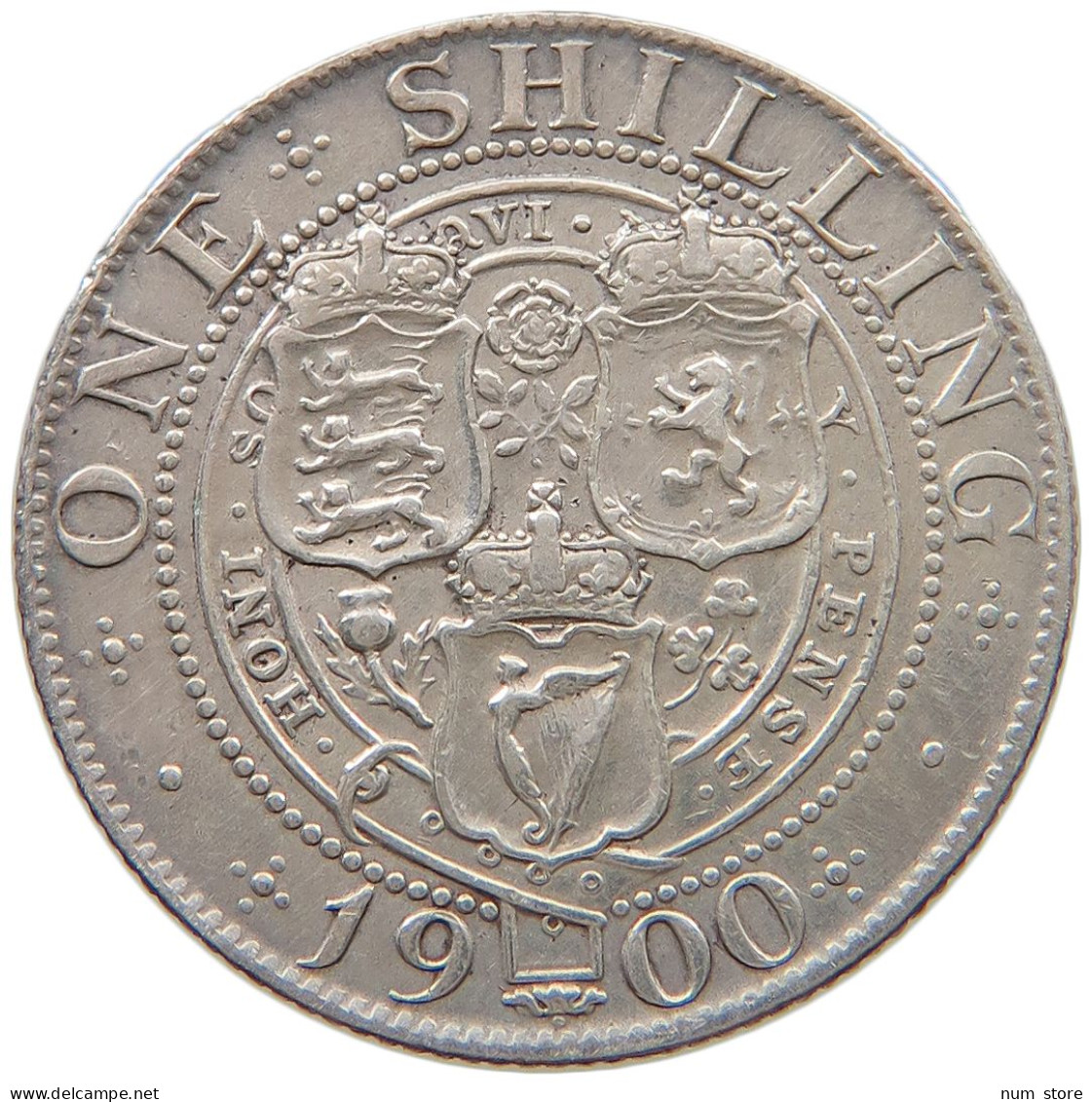 GREAT BRITAIN SHILLING 1900 Victoria 1837-1901 #t107 0337 - I. 1 Shilling