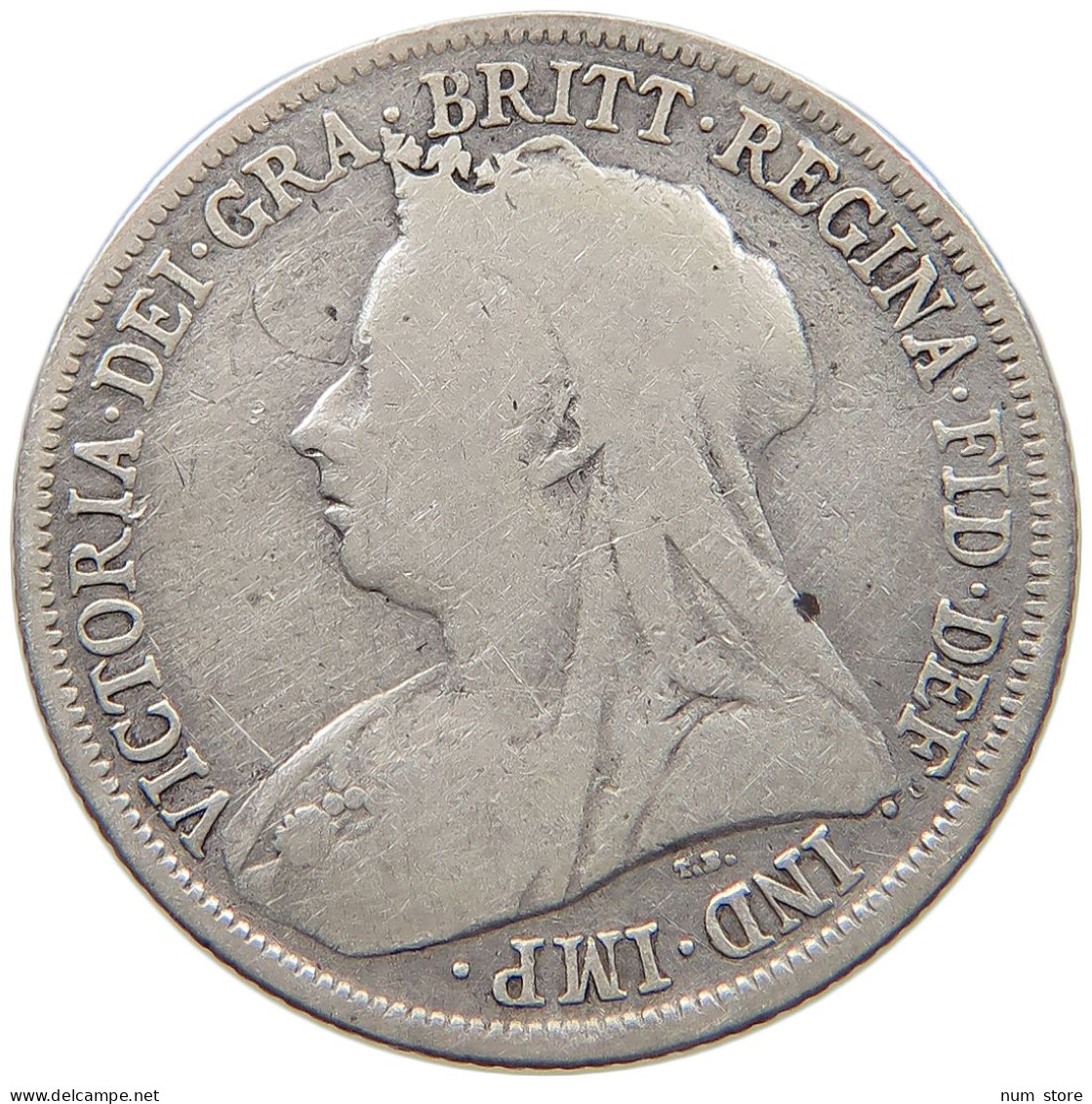 GREAT BRITAIN SHILLING 1896 Victoria 1837-1901 #c036 0287 - I. 1 Shilling