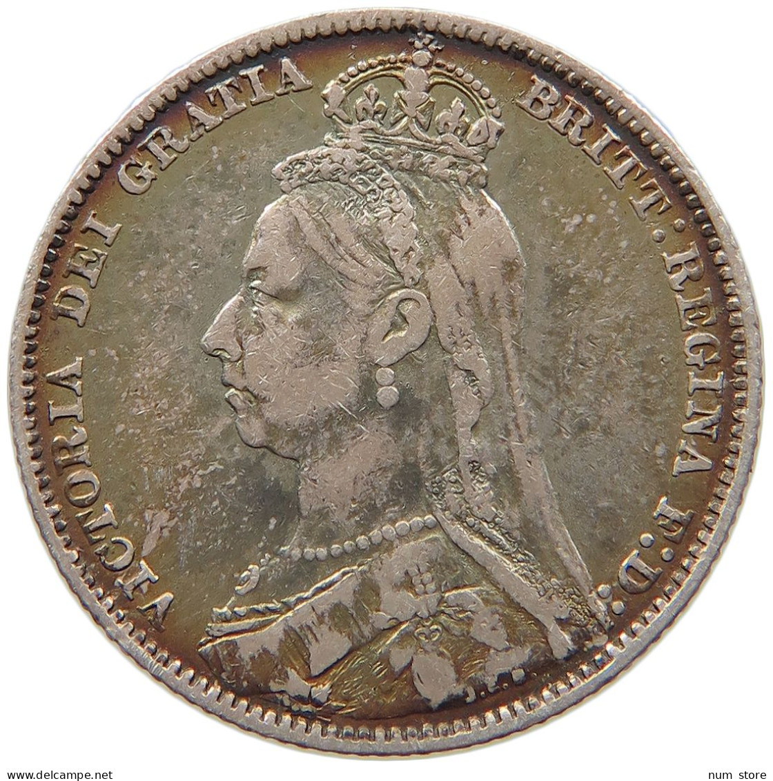 GREAT BRITAIN SHILLING 1890 Victoria 1837-1901 #s016 0279 - I. 1 Shilling