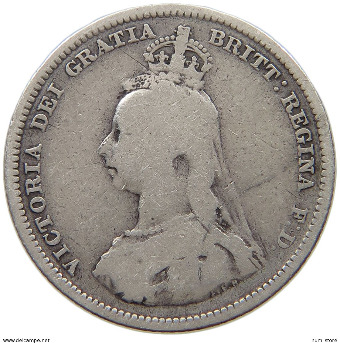 GREAT BRITAIN SHILLING 1888 Victoria 1837-1901 #a091 0011 - I. 1 Shilling