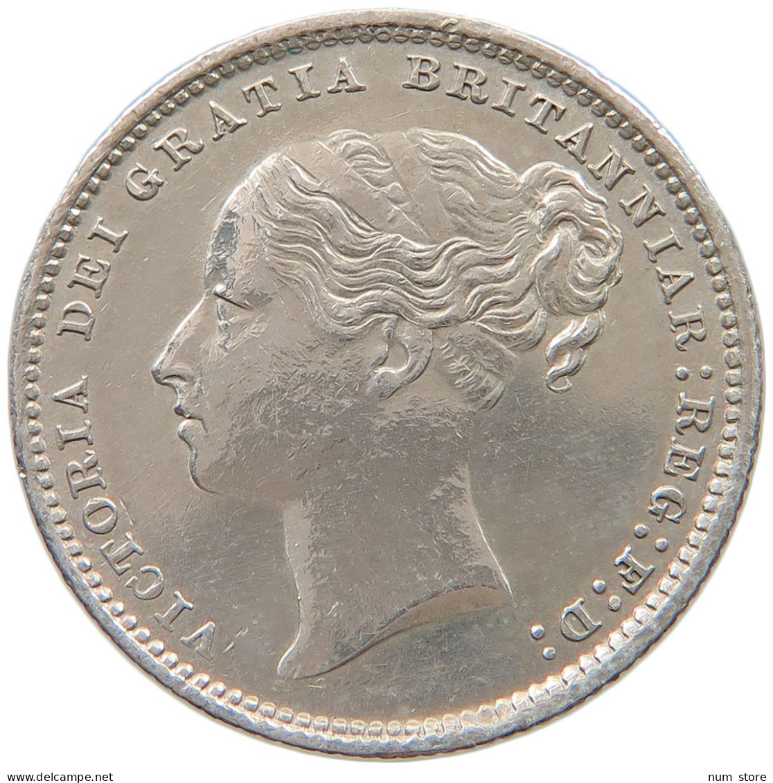 GREAT BRITAIN SHILLING 1886 Victoria 1837-1901 #t107 0345 - I. 1 Shilling