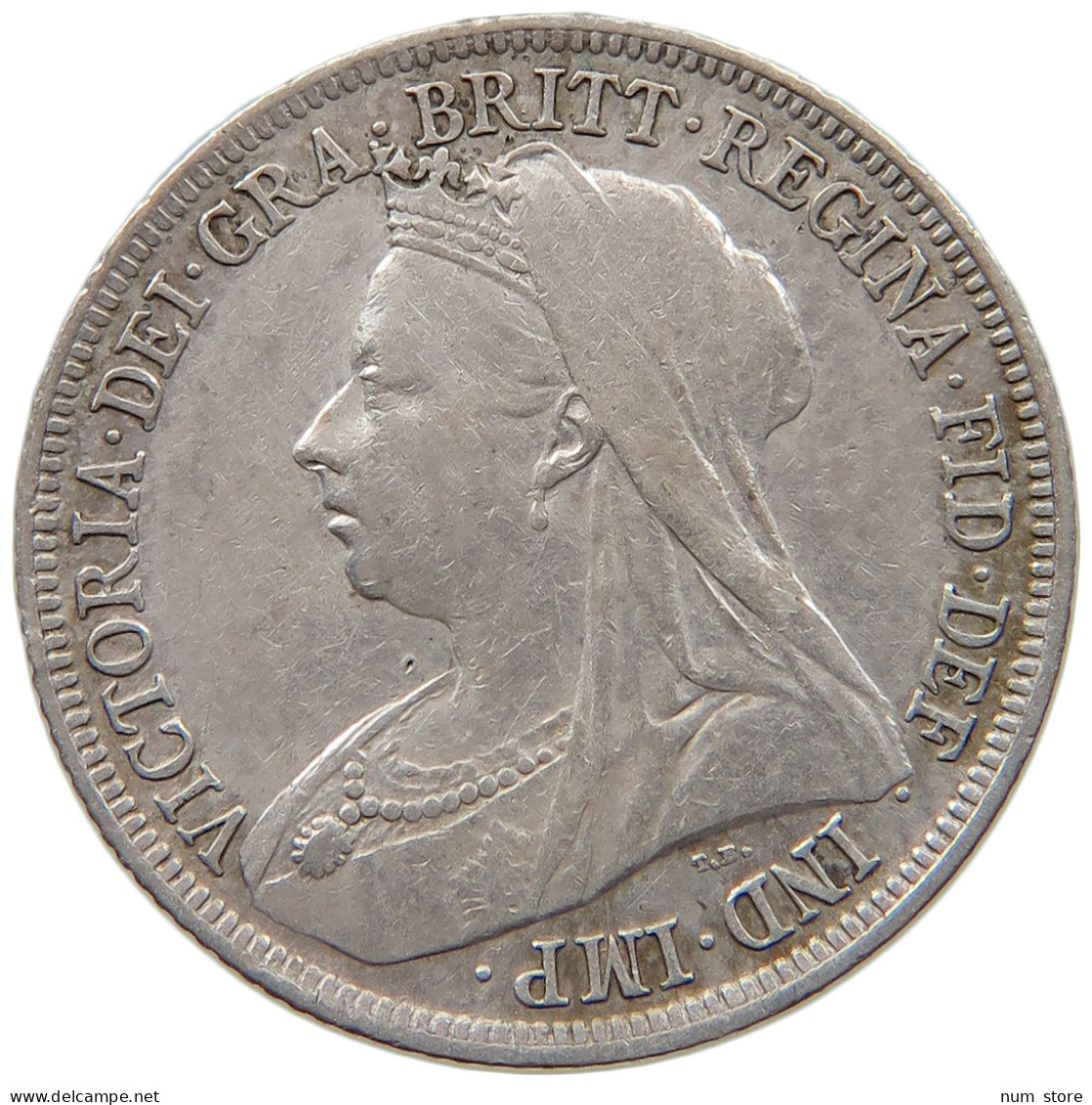 GREAT BRITAIN SHILLING 1898 Victoria 1837-1901 #t156 0029 - I. 1 Shilling