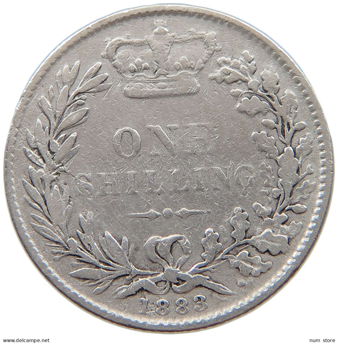 GREAT BRITAIN SHILLING 1883 Victoria 1837-1901 #t148 0339 - I. 1 Shilling