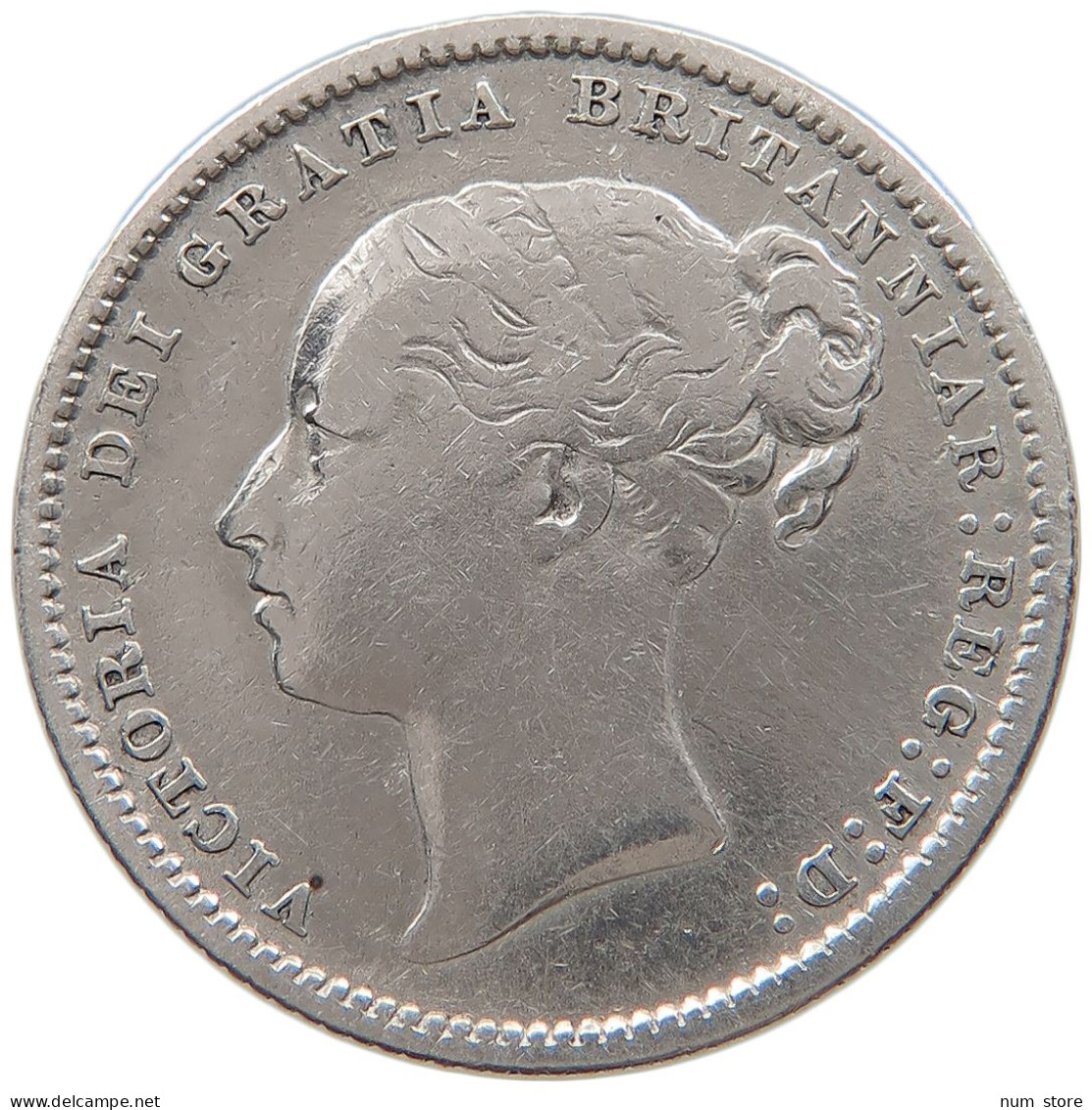 GREAT BRITAIN SHILLING 1885 Victoria 1837-1901 #t143 0561 - I. 1 Shilling