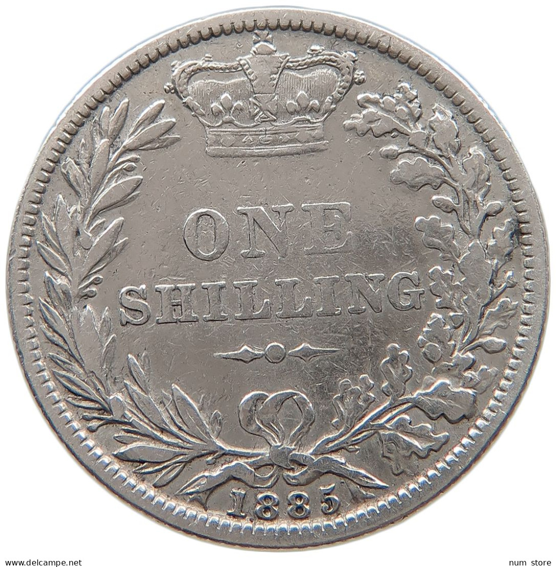 GREAT BRITAIN SHILLING 1885 Victoria 1837-1901 #t143 0561 - I. 1 Shilling