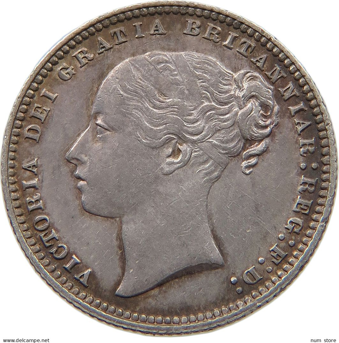 GREAT BRITAIN SHILLING 1874 Victoria 1837-1901 DIE 50 #t115 0321 - I. 1 Shilling