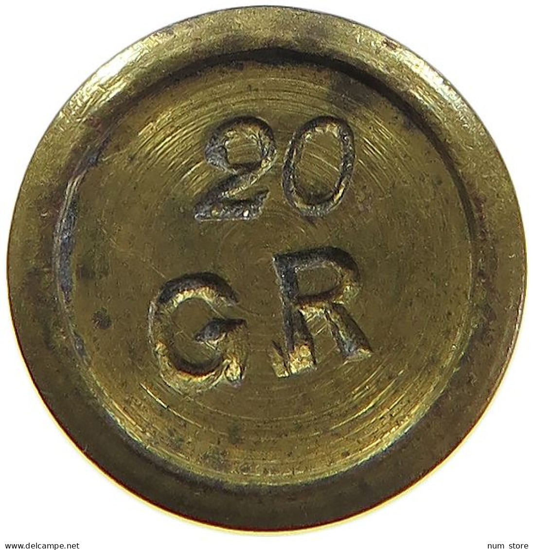 GREAT BRITAIN WEIGHT  20 GRAINS #sm03 0355 - Autres & Non Classés