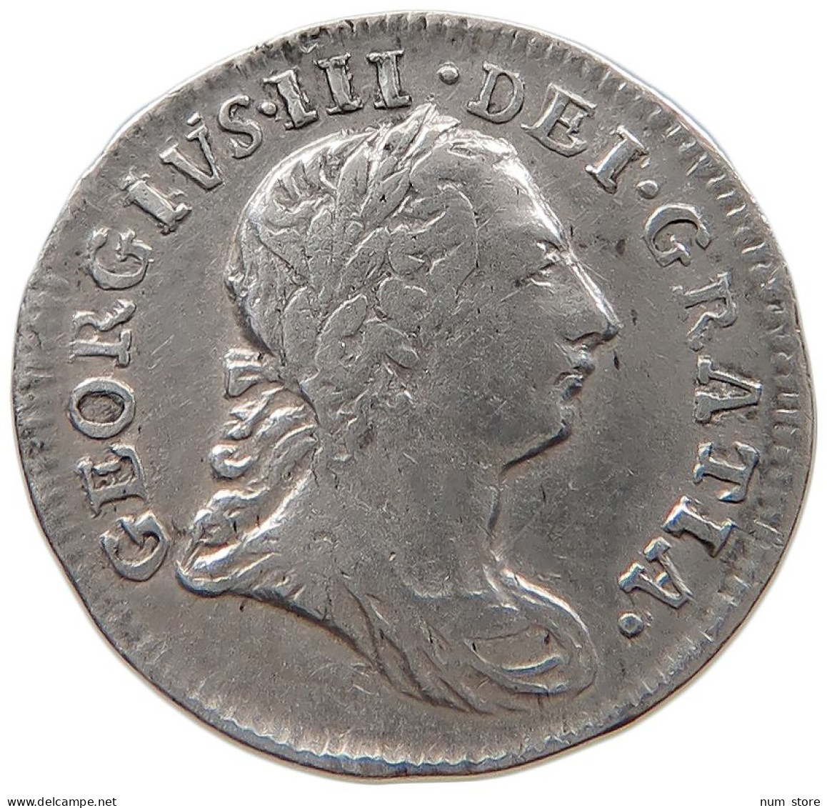 GREAT BRITAIN TWOPENCE MAUNDY 1772 GEORGE III. 1760-1820 #t143 0651 - D. 2 Pence