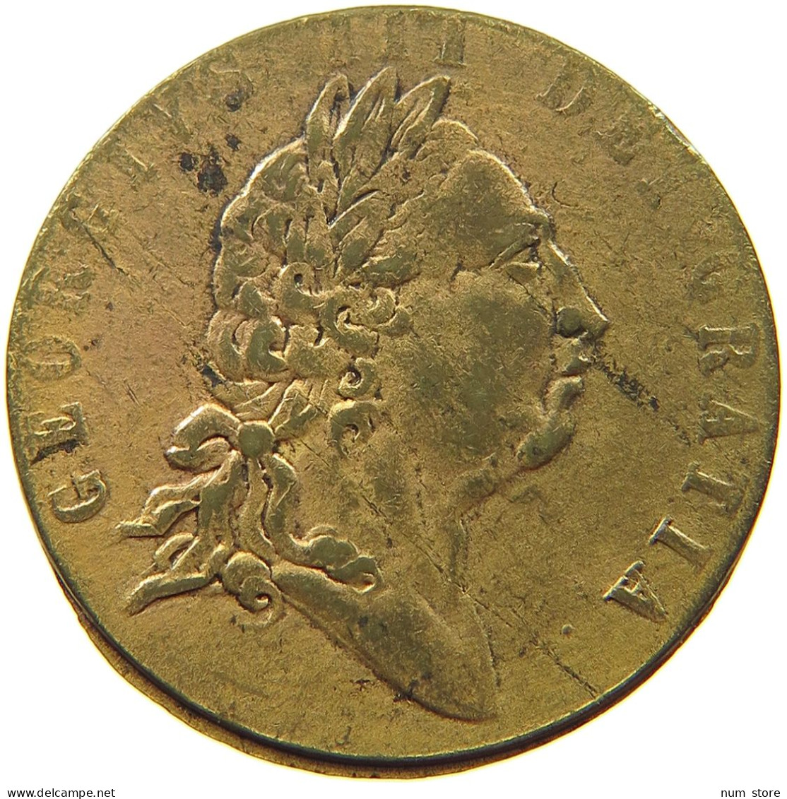 GREAT BRITAIN TOKEN 1770 GEORGE III. 1760-1820 #s046 0453 - Otros & Sin Clasificación