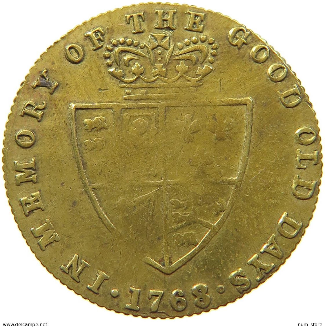 GREAT BRITAIN TOKEN 1768 GEORGE III. 1760-1820 #a019 0643 - Otros & Sin Clasificación