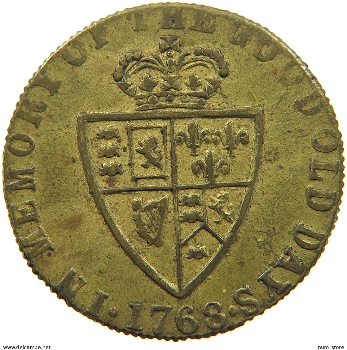 GREAT BRITAIN TOKEN 1768 GEORGE III. 1760-1820 #c037 0173 - Andere & Zonder Classificatie