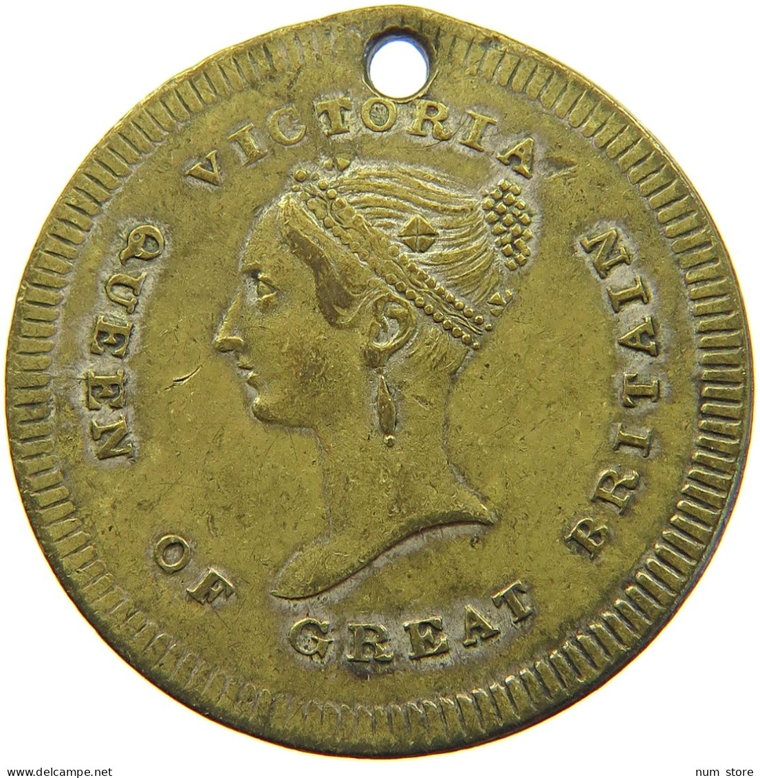 GREAT BRITAIN TOKEN  Victoria 1837-1901 #s011 0039 - Otros & Sin Clasificación