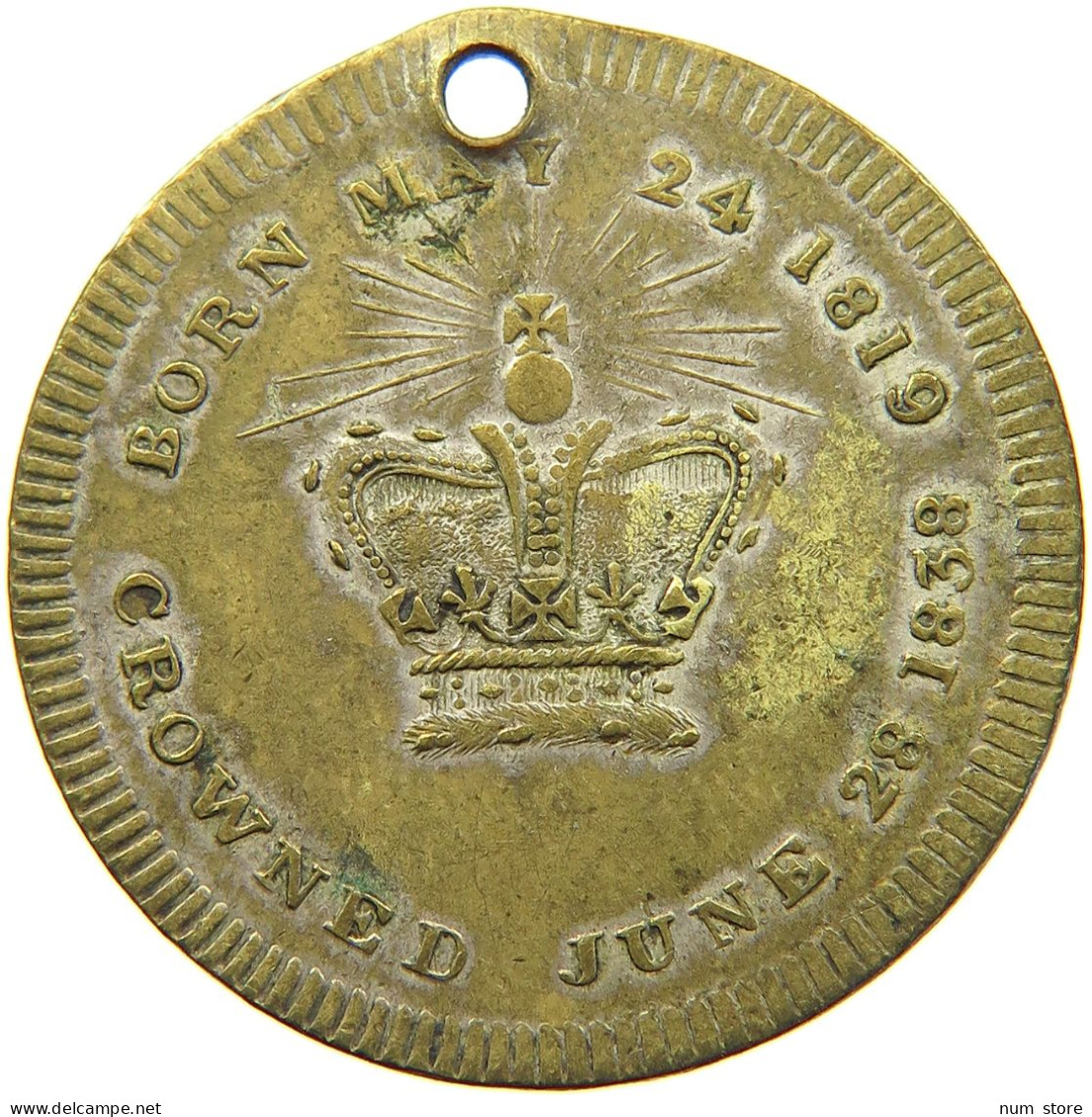 GREAT BRITAIN TOKEN  Victoria 1837-1901 #s011 0039 - Autres & Non Classés