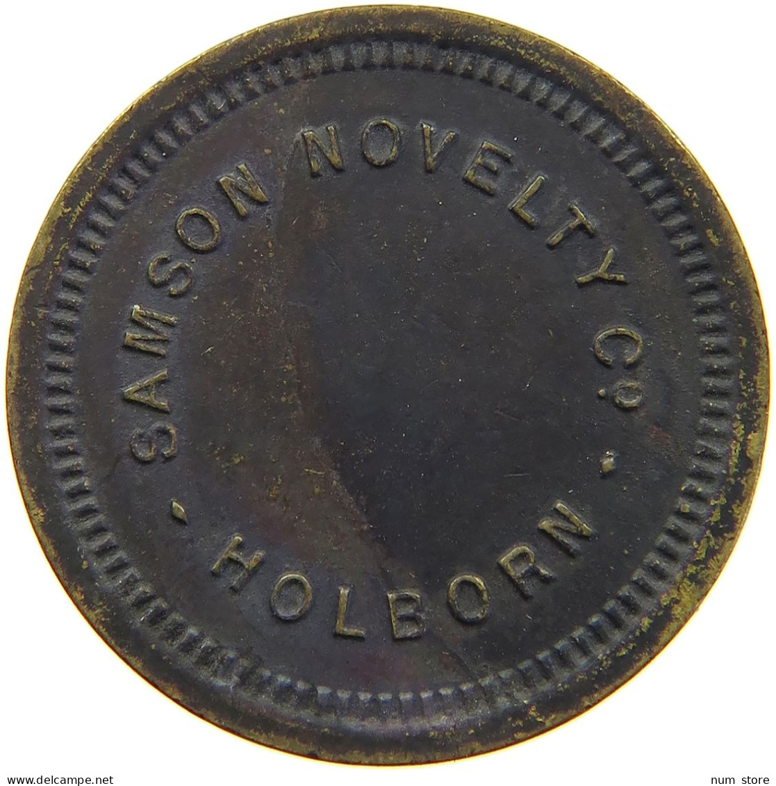 GREAT BRITAIN TOKEN  TOKEN SAMSON NOVELTY HOLBORN #c054 0325 - Sonstige & Ohne Zuordnung