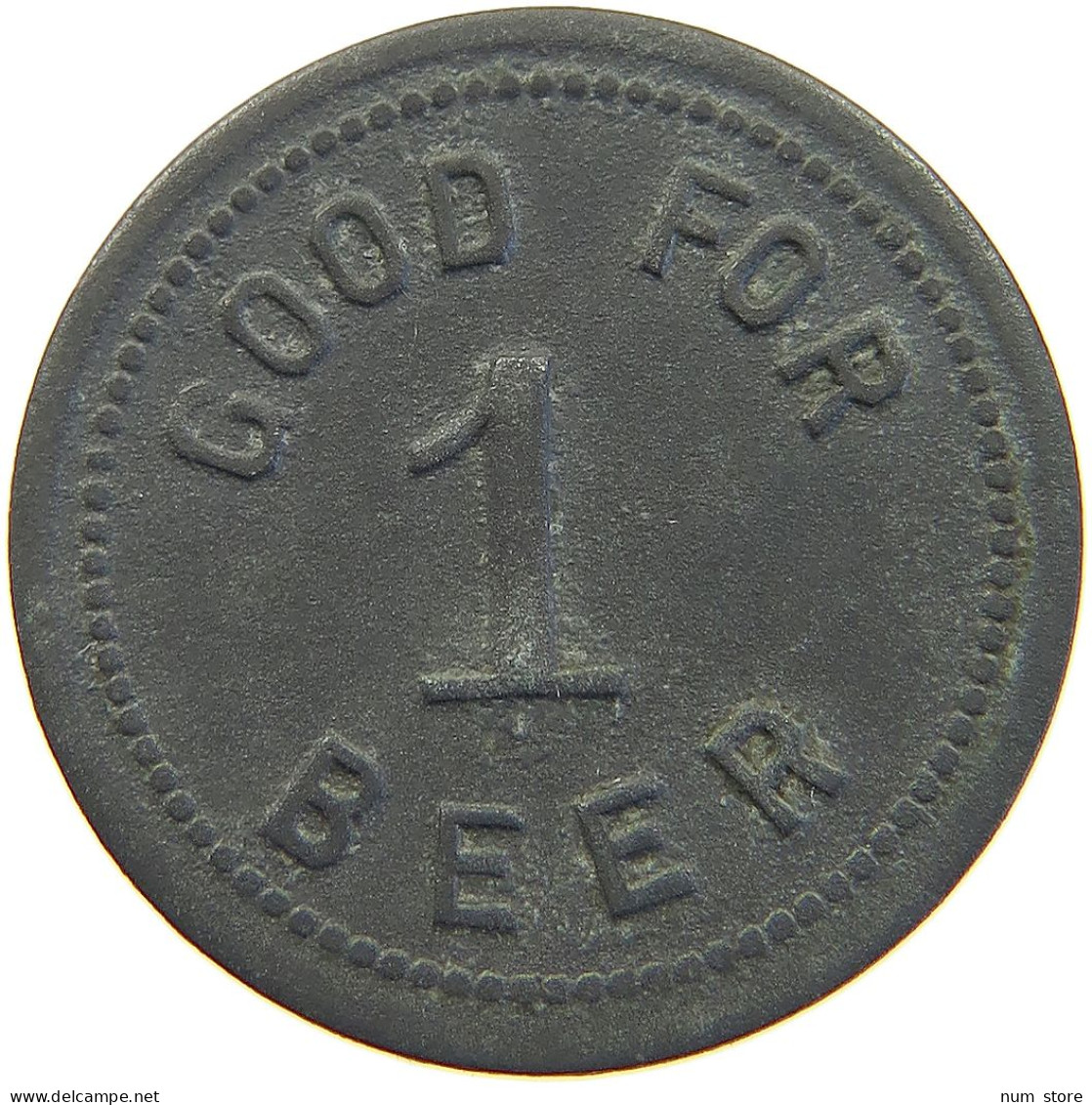 GREAT BRITAIN TOKEN  TOKEN BEER CROMWELL TAVERN #a053 0319 - Other & Unclassified