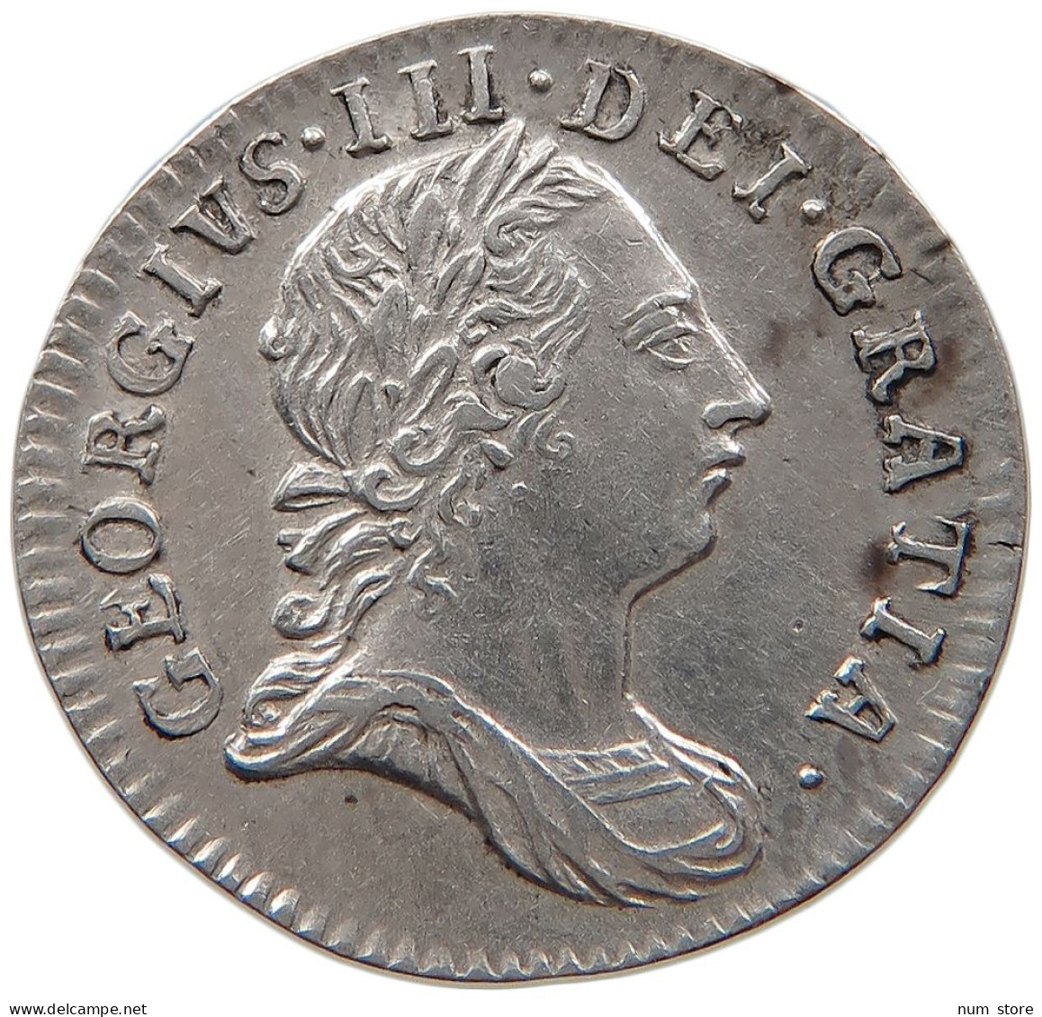 GREAT BRITAIN THREEPENCE MAUNDY 1763 GEORGE III. 1760-1820 #t143 0497 - E. 3 Pence