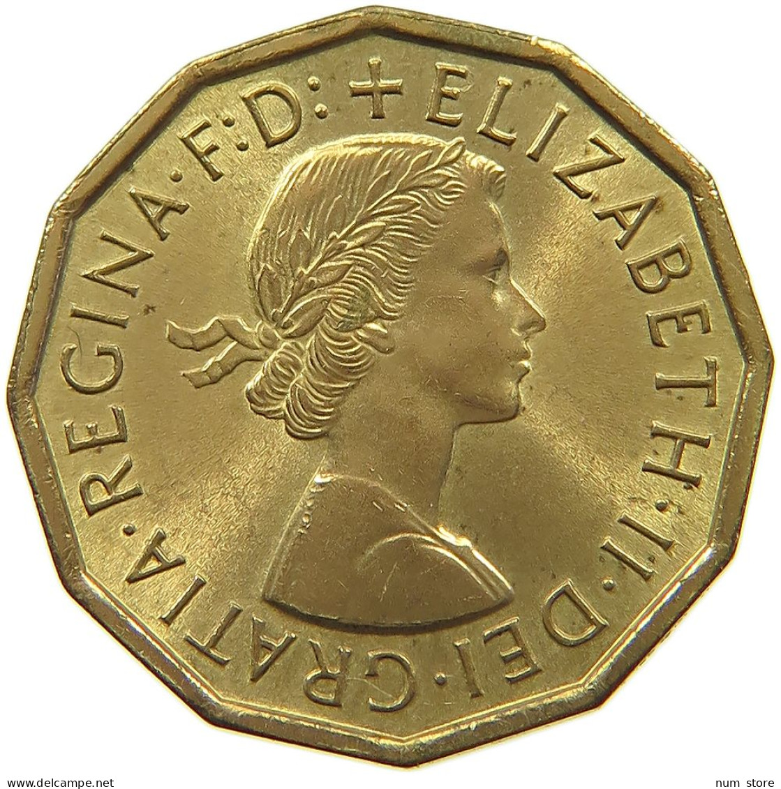 GREAT BRITAIN THREEPENCE 1967 Elisabeth II. (1952-) #a021 0185 - F. 3 Pence